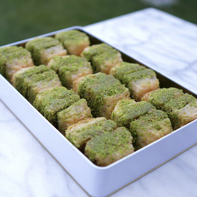 Handmade Pistachio Dry Baklava , 2.2lb - 1kg - 7