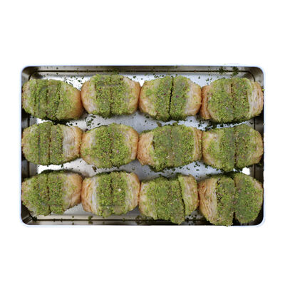 Handmade Pistachio Dry Baklava , 2.2lb - 1kg - 11