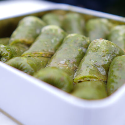 Handmade Pistachio Muska Baklava , 1.1lb - 500g - 5
