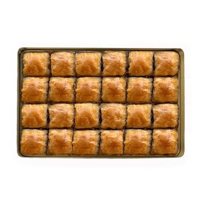 Handmade Walnut Baklava , 24 pieces - 2.2lb - 1kg - 1