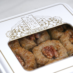 Handmade Walnut Sultan Baklava , 1.1lb - 500g - Thumbnail