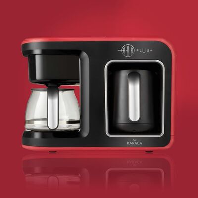 Hatır Plus 2 in 1 Red Coffee Machine - 1