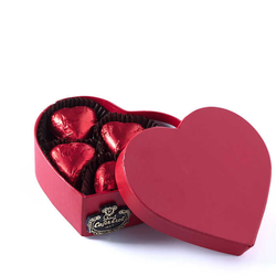 Heart Shaped Special Chocolate Box , 5 Chocolates - Thumbnail