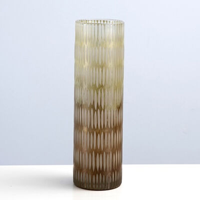 Jankel Green Vase 12x12x37 cm - 1