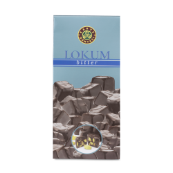 Dark Chocolate Coated Turkish Delight , 9oz - 250g - Thumbnail