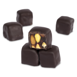 Dark Chocolate Coated Turkish Delight , 9oz - 250g - Thumbnail