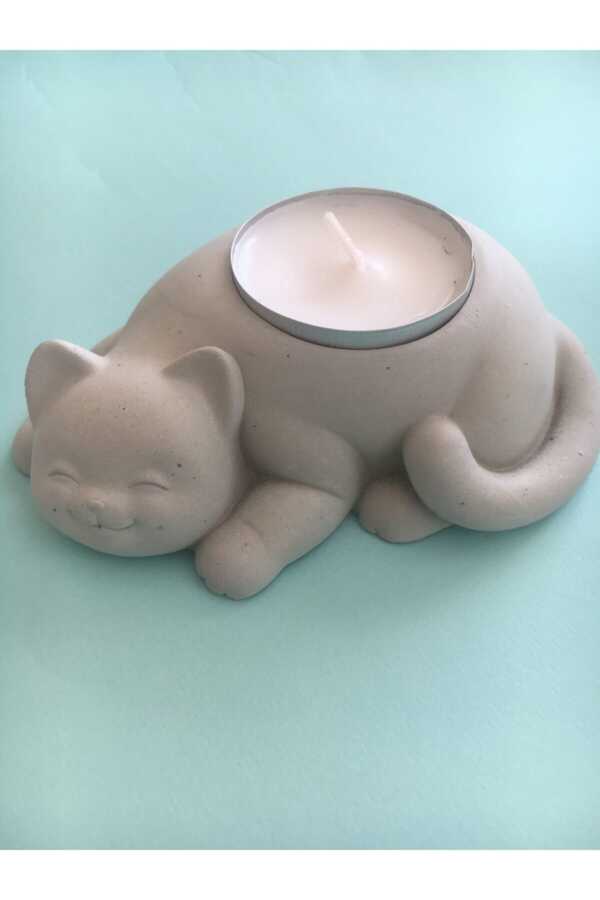Campaign Cat Candle Holder - Tealight Candle Gift