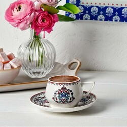 Karaca Nakkaş Set of 6 Coffee Cups - Thumbnail