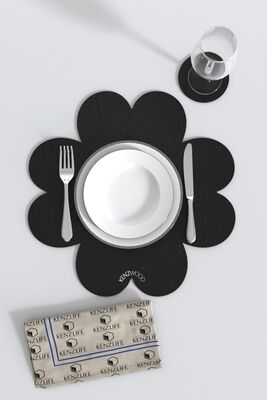 Kenzwood Placemat Subla Mantu Syh 1 Person 2 Piece Plate And Coaster(1+1) ASS0056.01.01.901 - 1