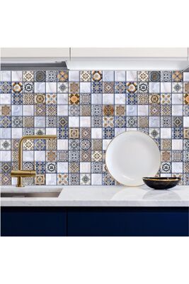 Kitchen Countertop Foil Coating Mosaic Pattern - 1