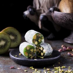 Kiwi Flavored Pistachio Delight Roll, 12oz - 350g - Thumbnail