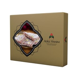 Leaf Turkish Delight with Pistachio, 500g - 17.63oz - Thumbnail