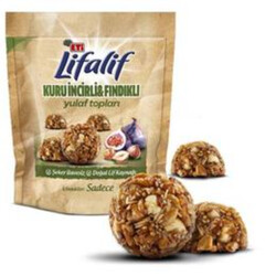 Lifalif Dried Fig and Hazelnut Oat Balls, 1.34oz - 38g - 2 pack - Thumbnail