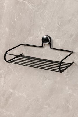 Lifetime Stainless Shampoo Rack, Spice Rack, Kitchen Shelf, Adhesive Shelf Black 123 - 1