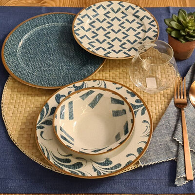 Liny Dinner Set , 24 Pieces - 2