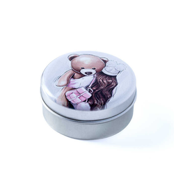 Love Candy in Bear Metal Box , 2oz - 60g , 2 Pieces - Thumbnail