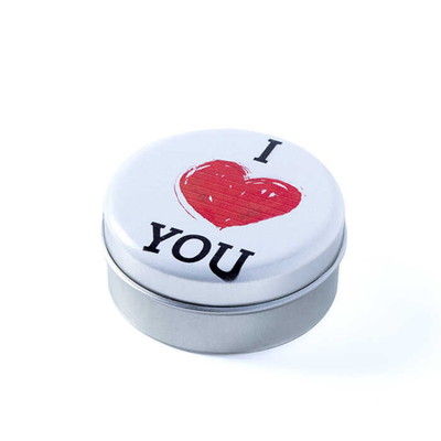 Love Candy in I Love You Metal Box , 2oz - 60g , 2 Pieces - 2
