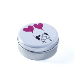 Love Candy in Metal Box , 2oz - 60g , 2 Pieces - Thumbnail