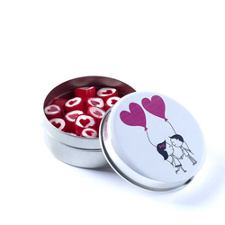 Love Candy in Metal Box , 2oz - 60g , 2 Pieces - Thumbnail