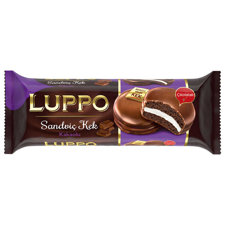 Luppo Cocoa Flavored Sandwich Cake , 184g