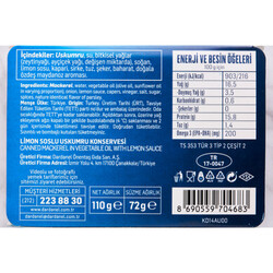 Mackerel with Lemon Sauce, 3.52 oz - 500 ml - Thumbnail