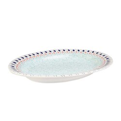 Mai Seljuq Series Oval Plate, 12.2inch - 31cm - Thumbnail