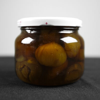 Marron Glace - Candied Chestnuts in Syrup , 1.1lb - 500g - 7