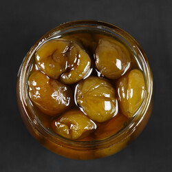 Marron Glace - Candied Chestnuts in Syrup , 1.1lb - 500g - Thumbnail
