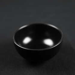 Mini Black Snack Bowl , 3.1x 1.5 inch - Thumbnail