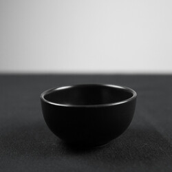 Mini Black Snack Bowl , 3.1x 1.5 inch - Thumbnail