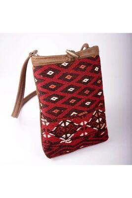 Mini Gift Women Special Design Striped Loose Hippie Shoulder Bag Rug Leather Bag - 1