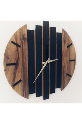 Modern Wooden Wall Clock 50cm Clk045 - 1