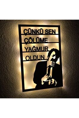 Silhouette Of Muslüm Gürses Led Illuminated Table Pilli - 1