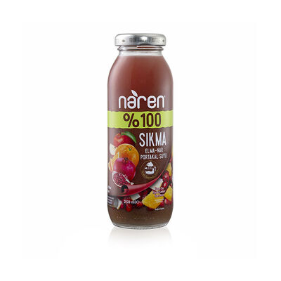 Natural Squeezed Apple, Pomegranate, Orange Juice, 8.45floz - 250ml - 1