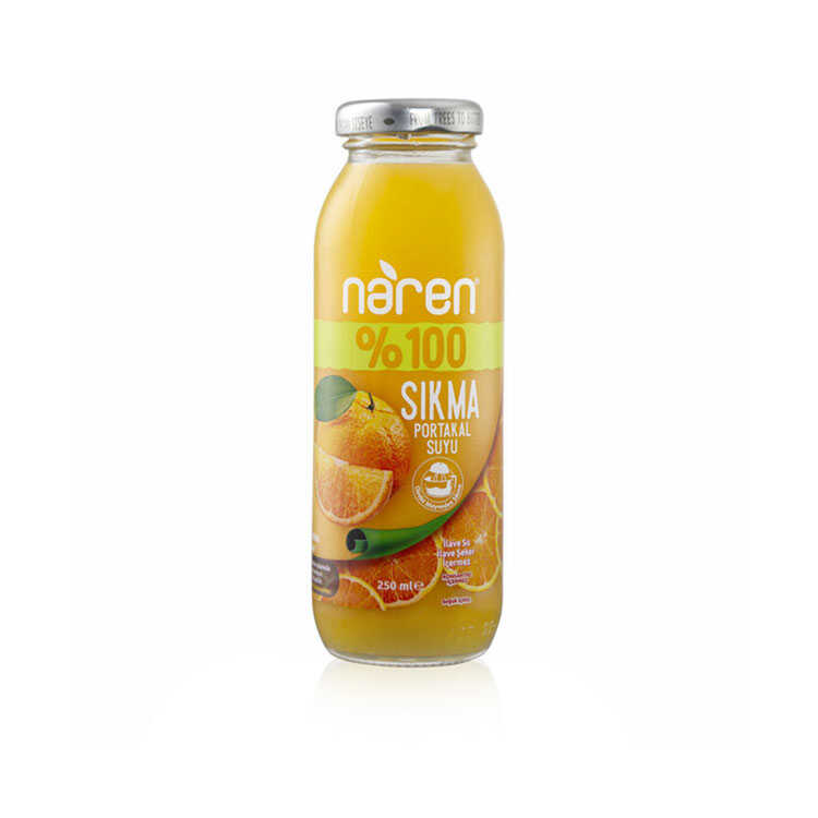 Natural Squeezed Orange Juice, 8.45floz - 250ml