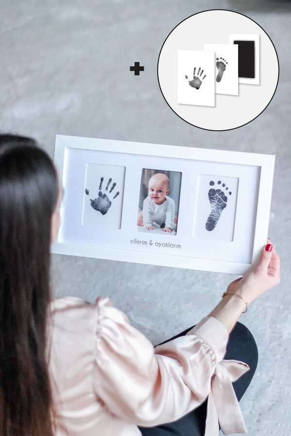 Newborn Baby Hand And Footprint Photo Frame Set