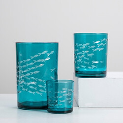 Nicanor Ocean Candle Holder 7.3x8 cm - Thumbnail