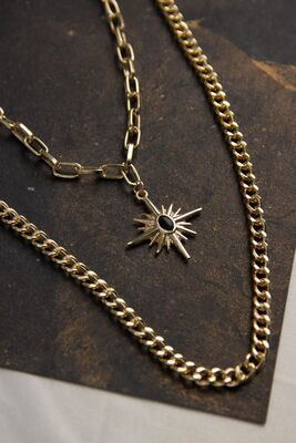 North Star Combined Necklace Uk8063 - 1