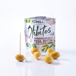 Olibites Garlic Stuffed Green Olives, 1.06oz - 30g - 2 pack - Thumbnail