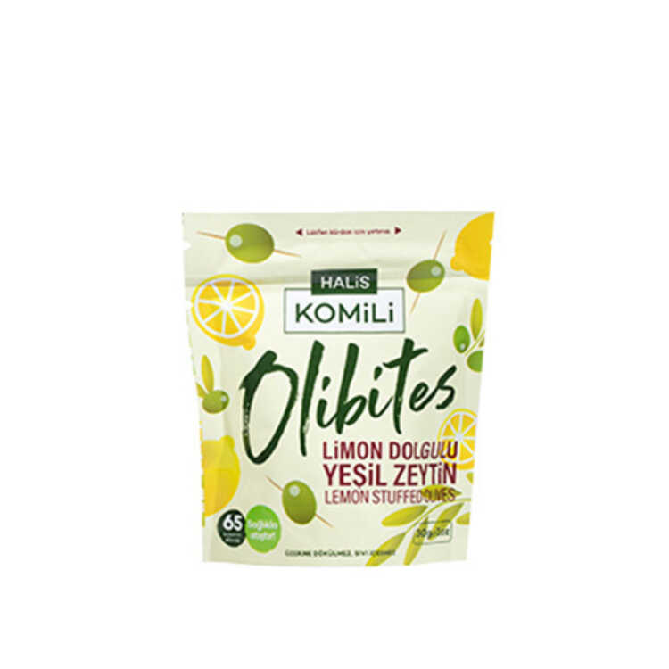 Olibites Lemon Stuffed Green Olives, 1.06oz - 30g - 2 pack