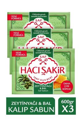 Olive Oil & Honey Pure Bar Soap 4x150 Gr X 3 Pieces 86934950545843 - 1