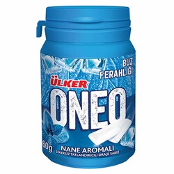 Oneo Mint Flavored Bottle Dragee Gum , 2.11oz - 60 g - Thumbnail