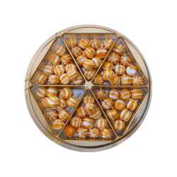 Orange Bonbon Candy , 250g - 8.8oz - Thumbnail