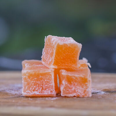 Orange Flavored Turkish Delight , 21.16oz - 600g - 2