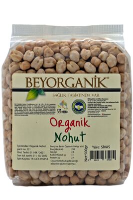 Organic Chickpeas 500 Gr - 1