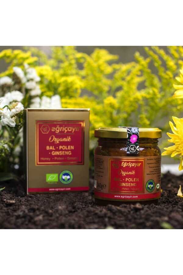Organic Honey Pollen Ginseng Blend 240 Gr