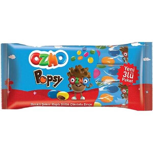 Ozmo Popsy 3-Pack Chocolate, 72 gr - 2.10 oz, 2 pack