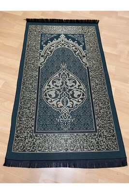 Patterned Fringed Gift Bundle Taffeta Green Prayer Rug TAFTA*SECCADE - 1