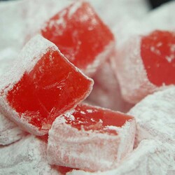 Peach Flavored Turkish Delight, 28oz - 800g - Thumbnail