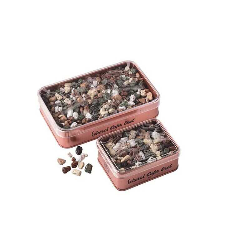 Pebble Dragee in Bronze Tin Box , 5.3oz - 150g